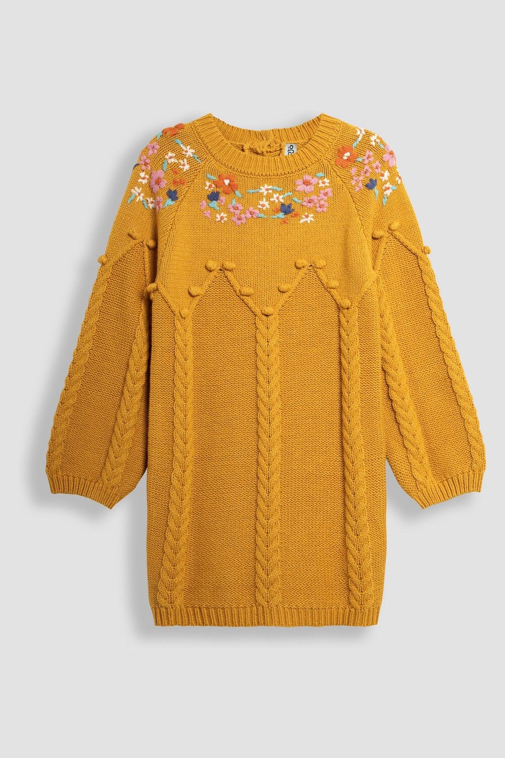 Платье с цветочной вышивкой, связанное косами Jojo Maman Bébé, желтый
Платье с цветочной вышивкой, связанное косами Jojo Maman Bébé, желтый