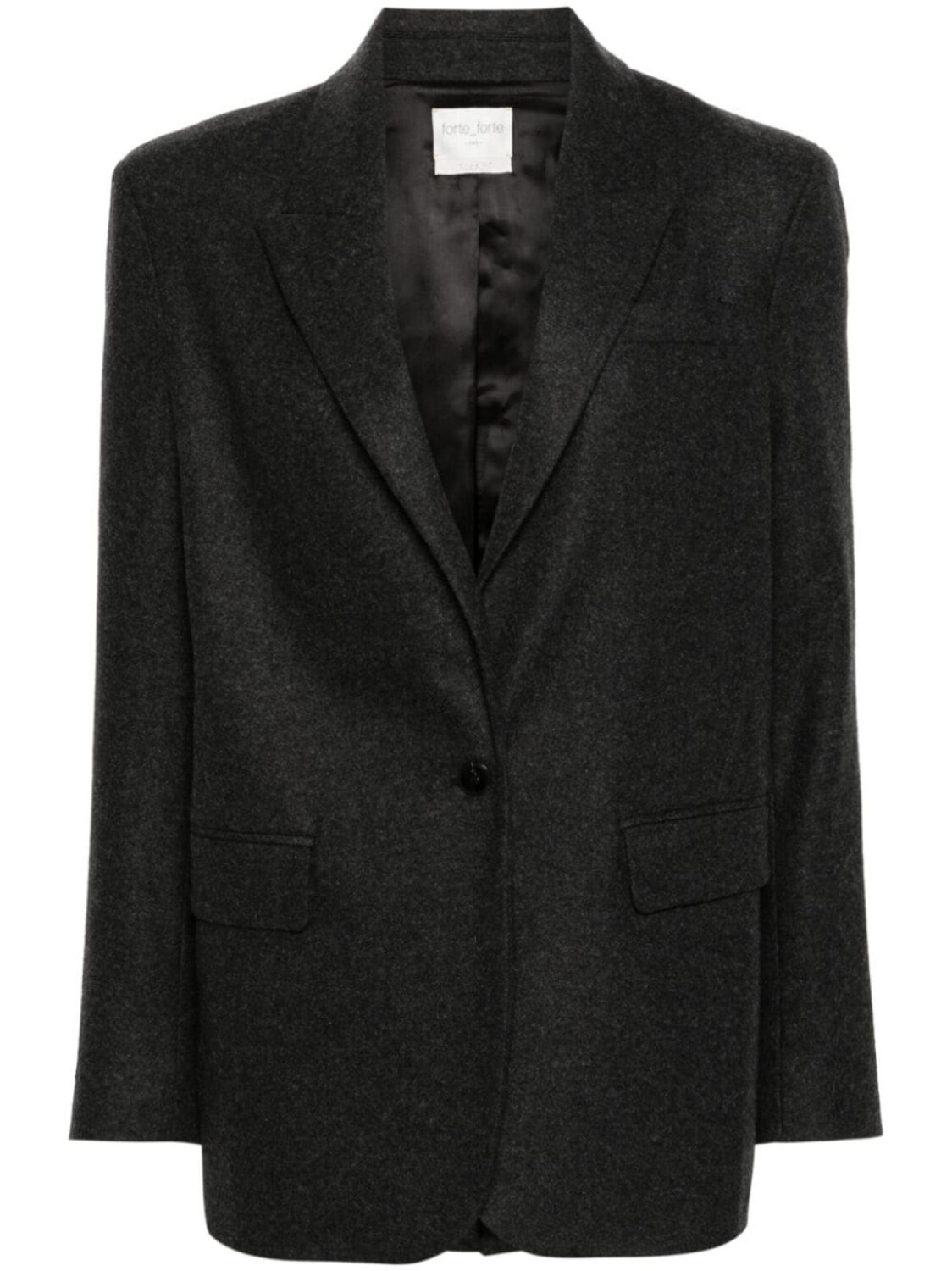 Forte Forte однобортный пиджак, серый 
Forte Forte однобортный пиджак, серый