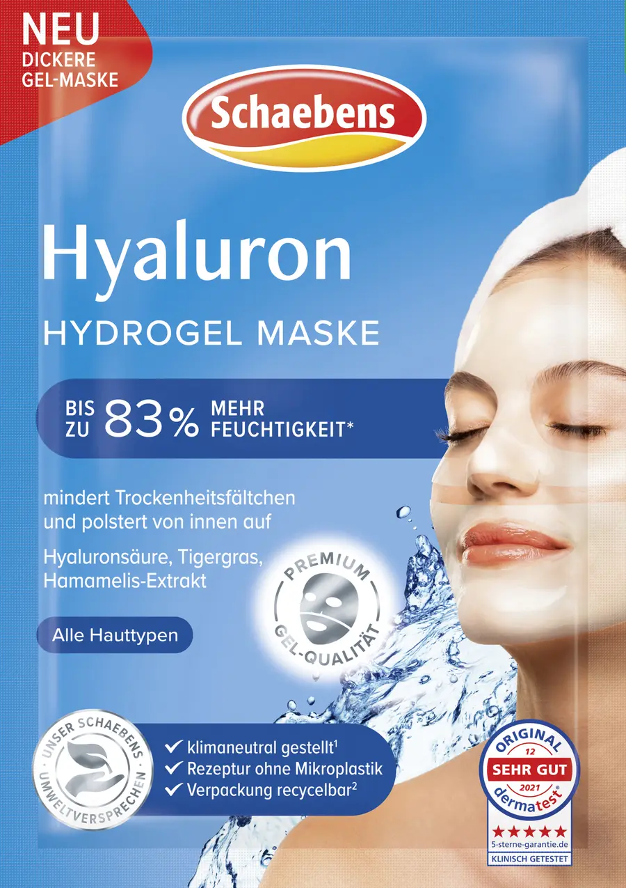 Маска для лица Schaebens Hyaluron Hydrogel Maske
Маска для лица Schaebens Hyaluron Hydrogel Maske