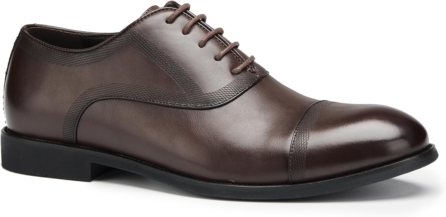 Мужские классические оксфорды из искусственной кожи на шнуровке Generic, Coffee
Мужские классические оксфорды из искусственной кожи на шнуровке Generic, Coffee