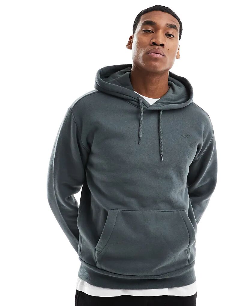 Толстовка свободного кроя Hollister цвета хаки с логотипом бренда
Толстовка свободного кроя Hollister цвета хаки с логотипом бренда