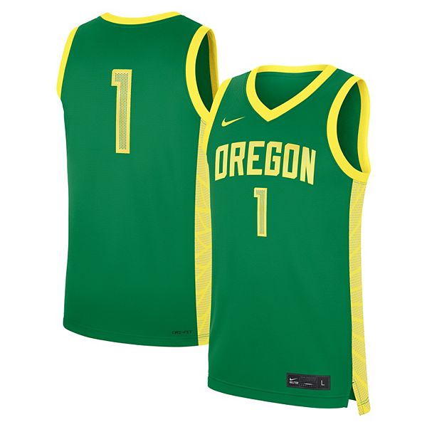 Мужская зеленая баскетбольная майка Oregon Ducks #1 Nike
Мужская зеленая баскетбольная майка Oregon Ducks #1 Nike