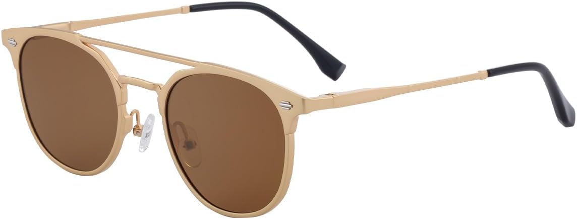 Ретро-солнцезащитные очки в стиле стимпанк для мужчин, роскошные винтажные круглые металлические очки для женщин, модные очки для вождения с защитой от УФ-излучения UV400 VFDHN, 3
Ретро-солнцезащитные очки в стиле стимпанк для мужчин, роскошные винтажные круглые металлические очки для женщин, модные очки для вождения с защитой от УФ-излучения UV400 VFDHN, 3