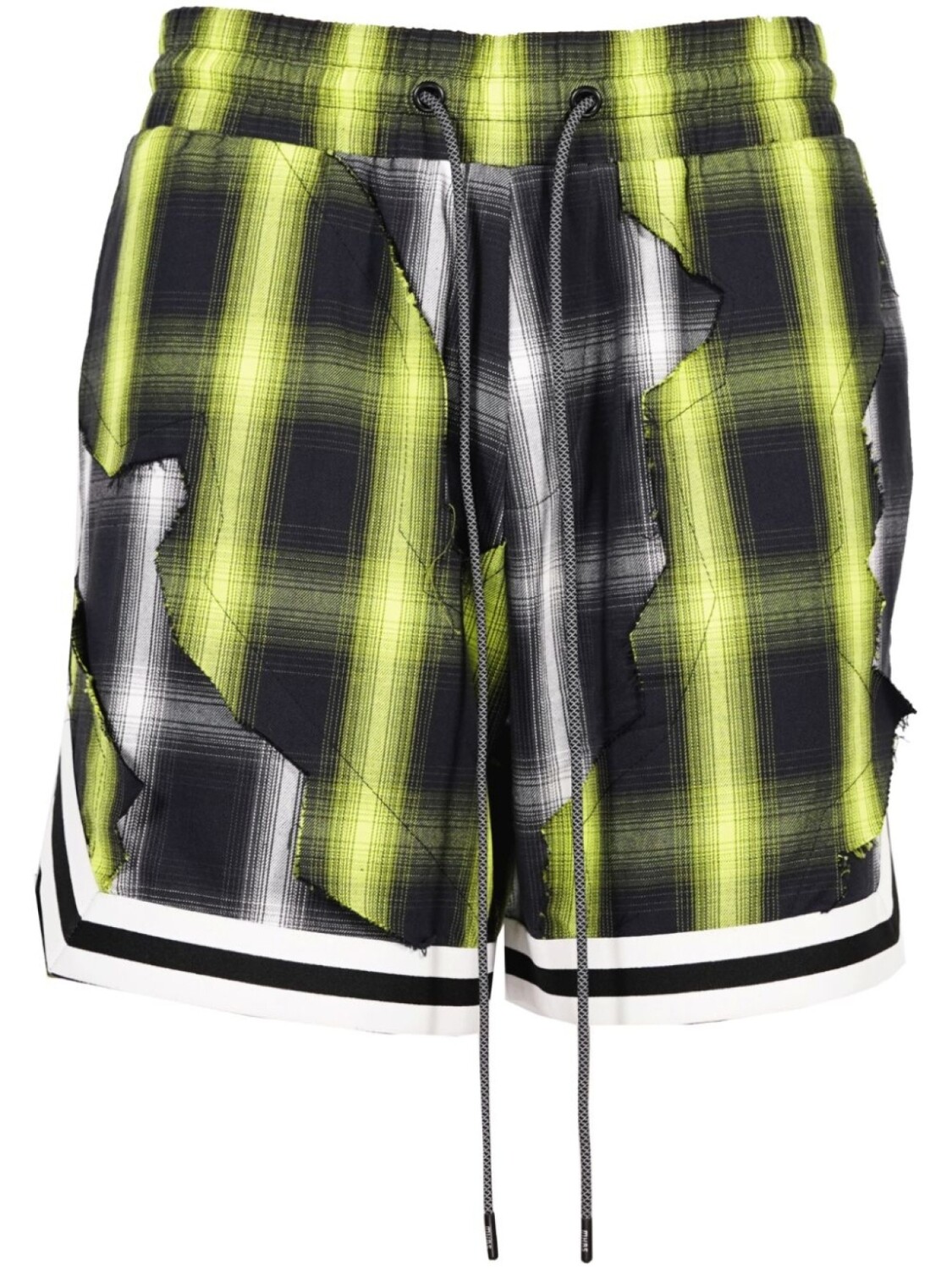 Mostly Heard Rarely Seen клетчатые шорты с вырезами, черный
Mostly Heard Rarely Seen клетчатые шорты с вырезами, черный