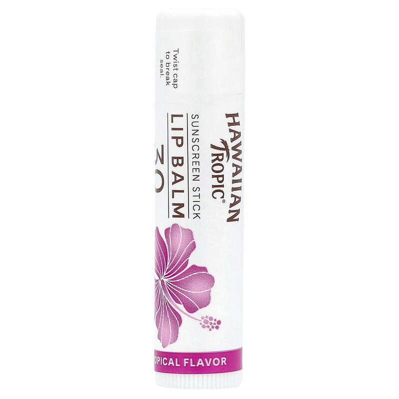 Hawaiian Tropic, Солнцезащитный бальзам для губ, SPF 30, тропический, 4,25 г (0,14 жидк. унц.)
Hawaiian Tropic, Солнцезащитный бальзам для губ, SPF 30, тропический, 4,25 г (0,14 жидк. унц.)