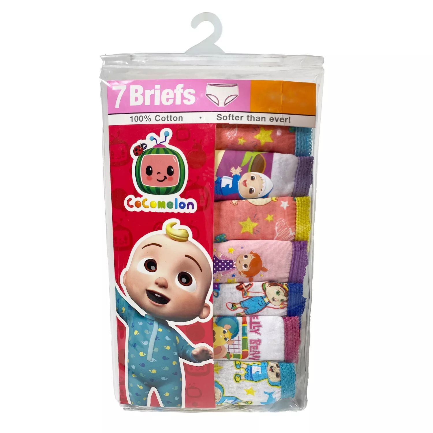 Набор из 7 трусов CoComelon Licensed Character, мультиколор
Набор из 7 трусов CoComelon Licensed Character, мультиколор