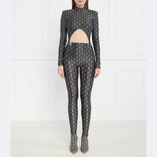 Комбинезон стандартного кроя Elisabetta Franchi, черный
Комбинезон стандартного кроя Elisabetta Franchi, черный