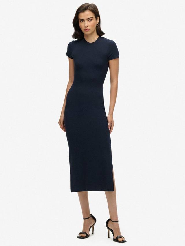 Платье-футболка миди с круглым вырезом Superdry, цвет Eclipse Navy
Платье-футболка миди с круглым вырезом Superdry, цвет Eclipse Navy