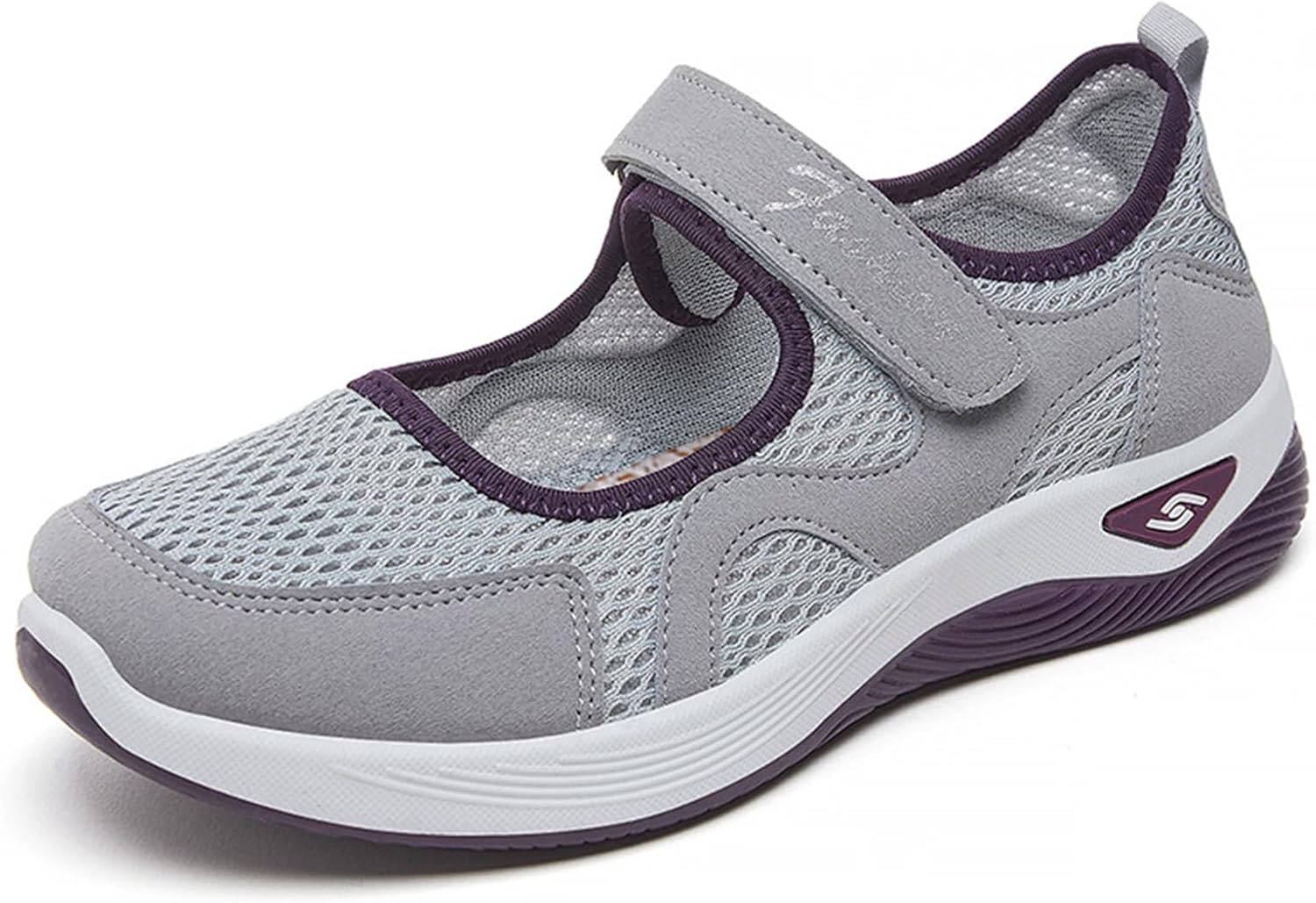 Женские прогулочные кроссовки Kubbon, легкие дышащие кроссовки на плоской подошве в стиле Mary Jane, с застежкой-липучкой, удобные, с поддержкой свода стопы, сетчатые кроссовки на slip-on, серый
Женские прогулочные кроссовки Kubbon, легкие дышащие кроссовки на плоской подошве в стиле Mary Jane, с застежкой-липучкой, удобные, с поддержкой свода стопы, сетчатые кроссовки на slip-on, серый