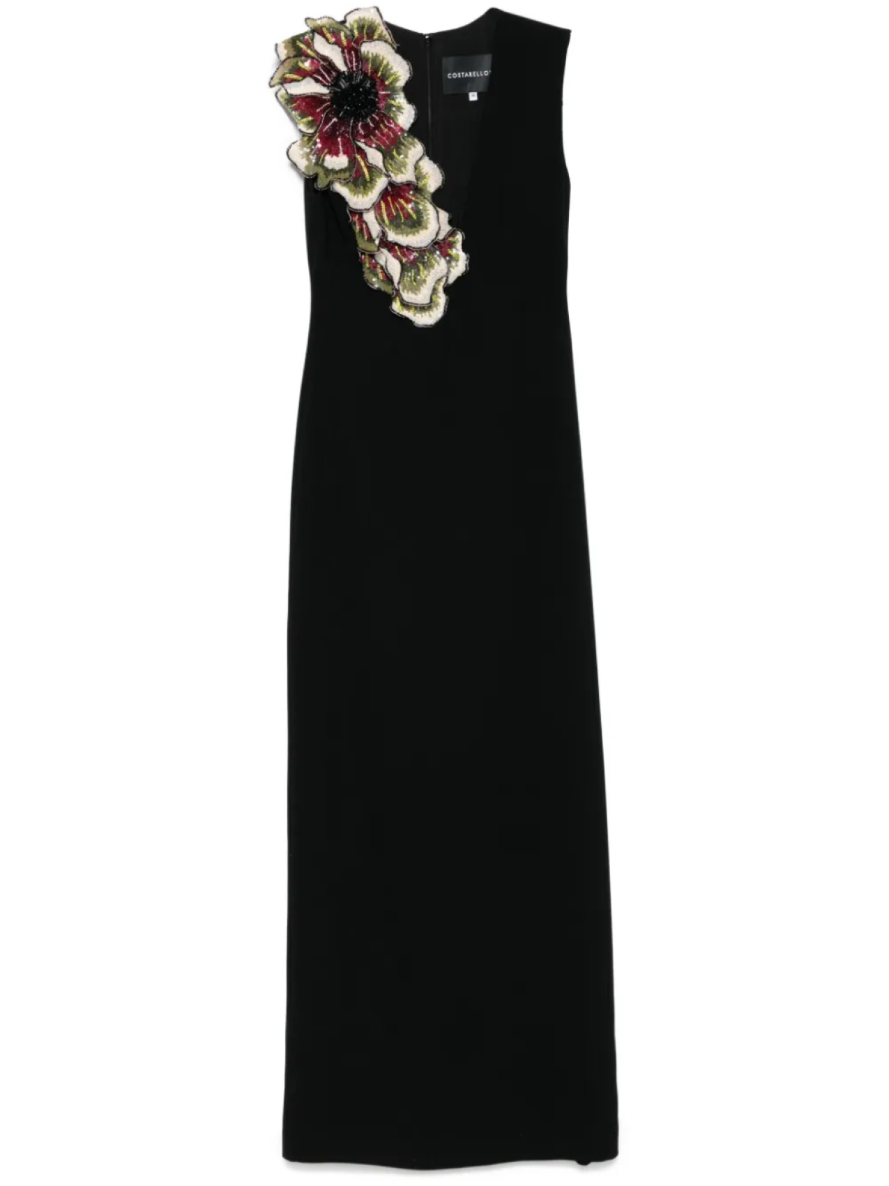 Costarellos креповое платье макси Florals, черный
Costarellos креповое платье макси Florals, черный