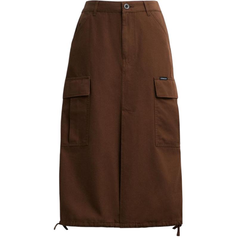 COACH SS24 Повседневная длинная юбка Women's Brown
COACH SS24 Повседневная длинная юбка Women's Brown