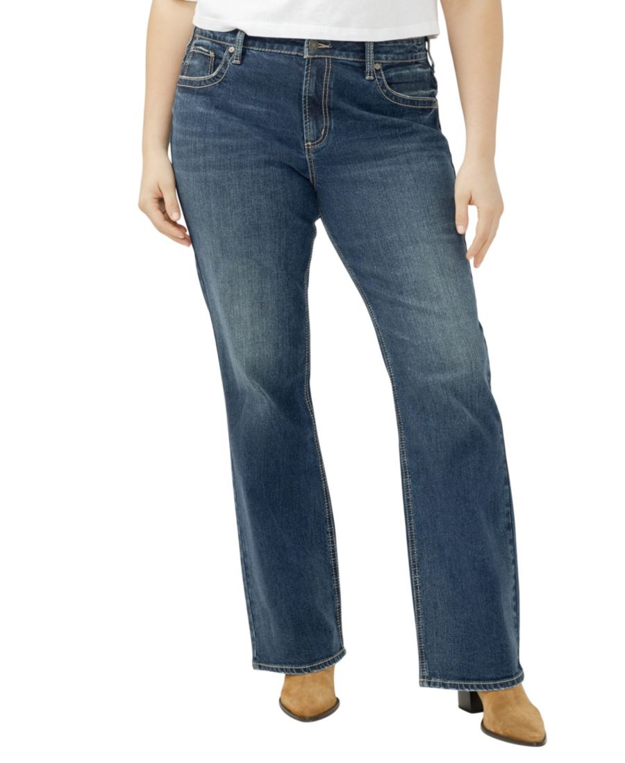 Джинсы Avery Plus Size с высокой посадкой, облегающим силуэтом и расклешенными штанинами Silver Jeans Co, Berkeley
Джинсы Avery Plus Size с высокой посадкой, облегающим силуэтом и расклешенными штанинами Silver Jeans Co, Berkeley