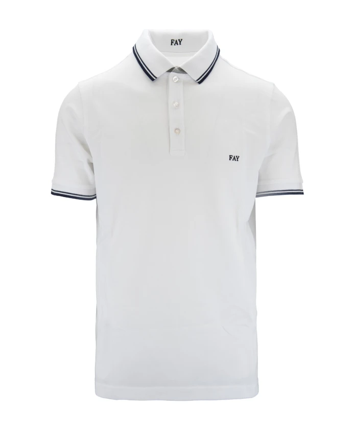 Рубашка-Поло с пуговицами Fay, белый
Рубашка-Поло с пуговицами Fay, белый