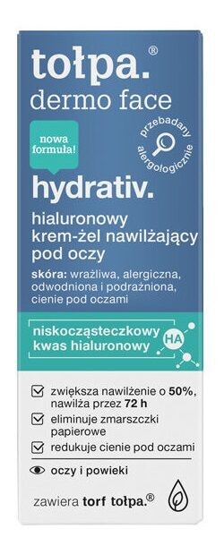 Tołpa Dermo Face Hydrativ крем для глаз, 10 ml
Tołpa Dermo Face Hydrativ крем для глаз, 10 ml