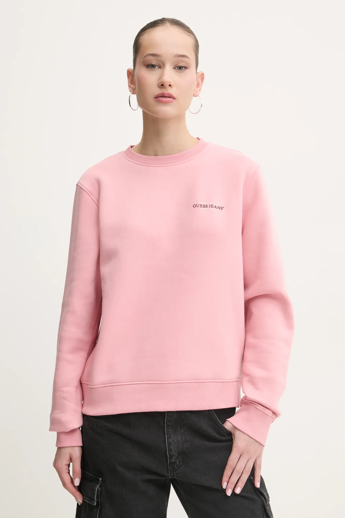 Толстовка Guess Jeans, розовый
Толстовка Guess Jeans, розовый