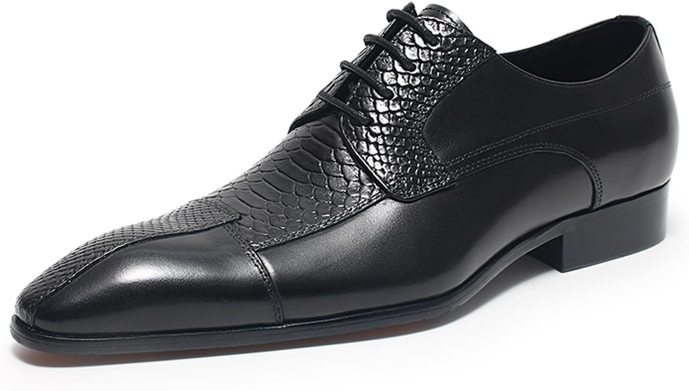 Мужские кожаные оксфорды Santimon - стильные, удобные классические дерби для деловых и свадебных мероприятий, черный
Мужские кожаные оксфорды Santimon - стильные, удобные классические дерби для деловых и свадебных мероприятий, черный