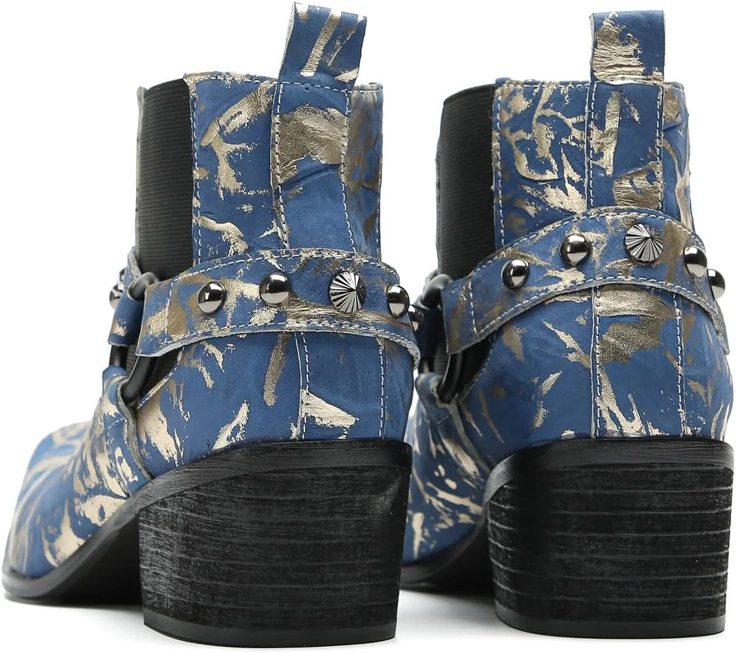 Мужские Ботинки Santimon Chelsea для Вечеринки, Повседневные, Квадратный Носок, Ковбойские Ботинки, Модные, Удобные, С Пуговицами и Бусинами, Западные Ботинки до Лодыжки для Мужчин, синий
Мужские Ботинки Santimon Chelsea для Вечеринки, Повседневные, Квадратный Носок, Ковбойские Ботинки, Модные, Удобные, С Пуговицами и Бусинами, Западные Ботинки до Лодыжки для Мужчин, синий