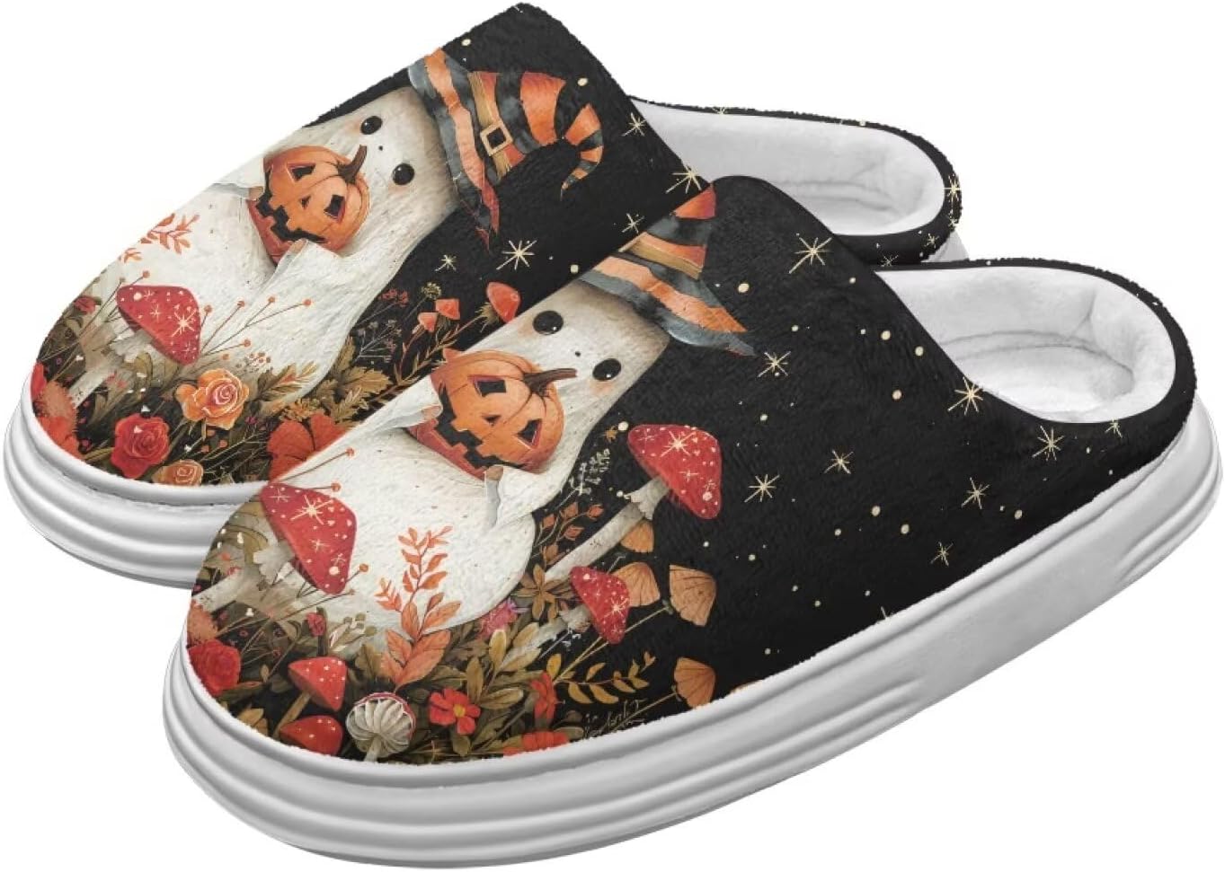 Домашние тапочки Chririnla для женщин и мужчин с эффектом памяти, толстая EVA подошва, мягкие, без застежки, противоскользящие, уютные, для дома и улицы, Mushroom Ghost
Домашние тапочки Chririnla для женщин и мужчин с эффектом памяти, толстая EVA подошва, мягкие, без застежки, противоскользящие, уютные, для дома и улицы, Mushroom Ghost