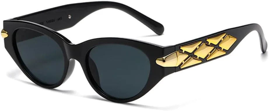 Классические солнцезащитные очки «кошачий глаз» для женщин, винтажная маленькая оправа, ретро-очки для активного отдыха, защита от ультрафиолета UV400 LVTFCO, Black
Классические солнцезащитные очки «кошачий глаз» для женщин, винтажная маленькая оправа, ретро-очки для активного отдыха, защита от ультрафиолета UV400 LVTFCO, Black