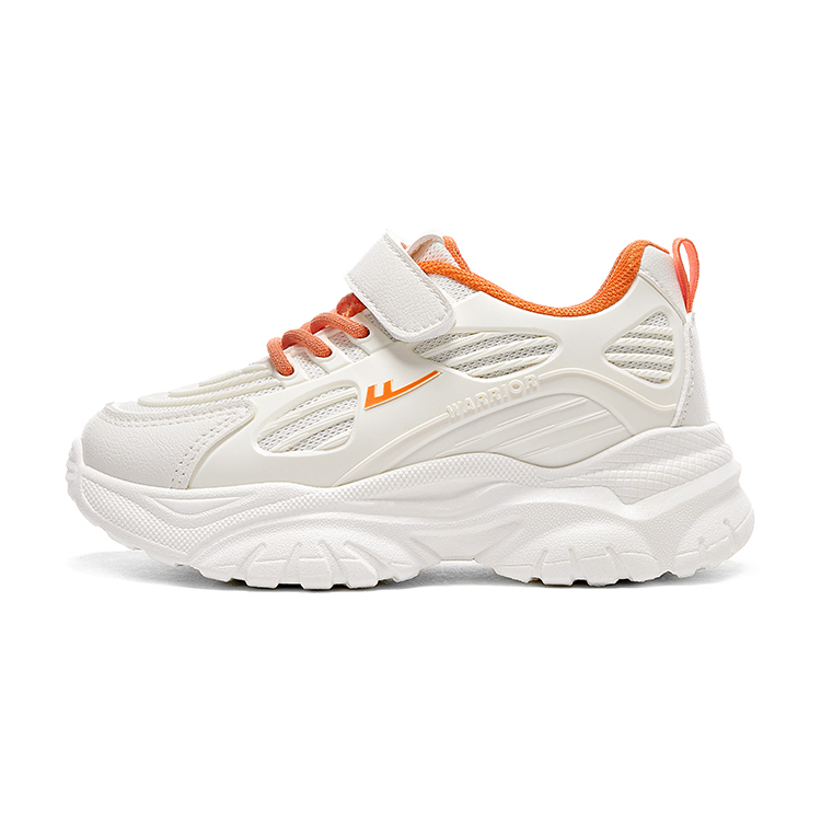 Дышащие детские повседневные кроссовки Kids' WARRIOR, белый/оранжевый
Дышащие детские повседневные кроссовки Kids' WARRIOR, белый/оранжевый