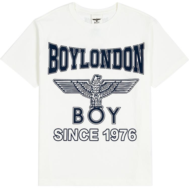 Футболка унисекс цвета экрю Boy London
Футболка унисекс цвета экрю Boy London