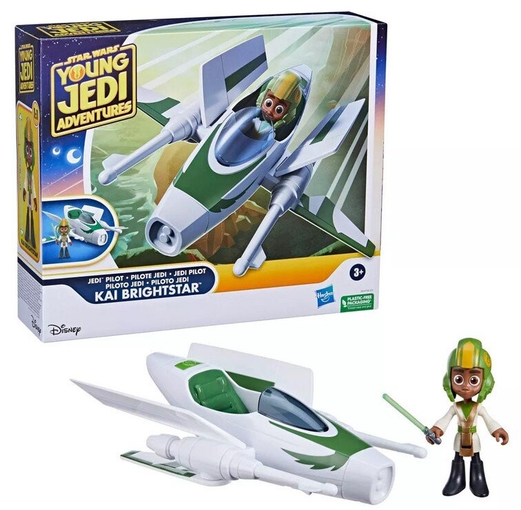 Фигурка «Звездные войны: Приключения молодого джедая» с космическим кораблем — Кай Брайтстар, F80145 Hasbro
Фигурка «Звездные войны: Приключения молодого джедая» с космическим кораблем — Кай Брайтстар, F80145 Hasbro