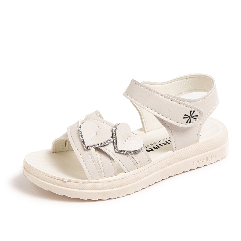 Сандалии детские, дышащие, противоскользящие YUZHAOLIN, белый 
Сандалии детские, дышащие, противоскользящие YUZHAOLIN, белый
