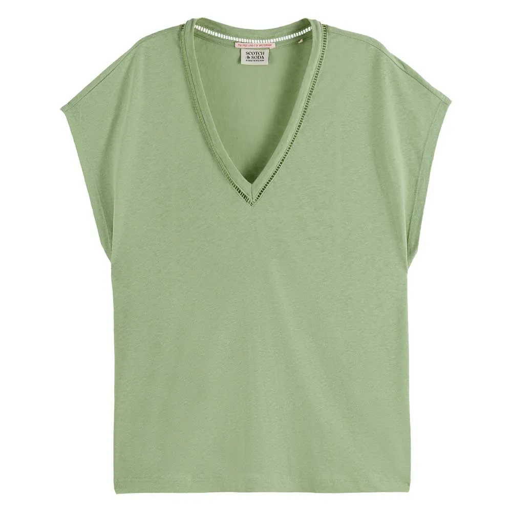 Футболка Scotch & Soda U9A00648T short sleeve v neck, зеленый
Футболка Scotch & Soda U9A00648T short sleeve v neck, зеленый