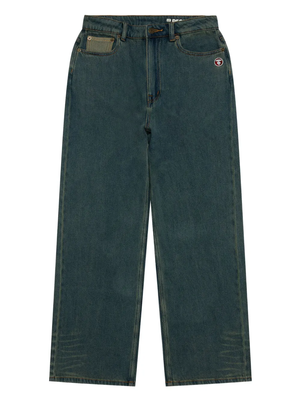 Джинсы с вышитыми карманами AAPE BY *A BATHING APE, синий
Джинсы с вышитыми карманами AAPE BY *A BATHING APE, синий