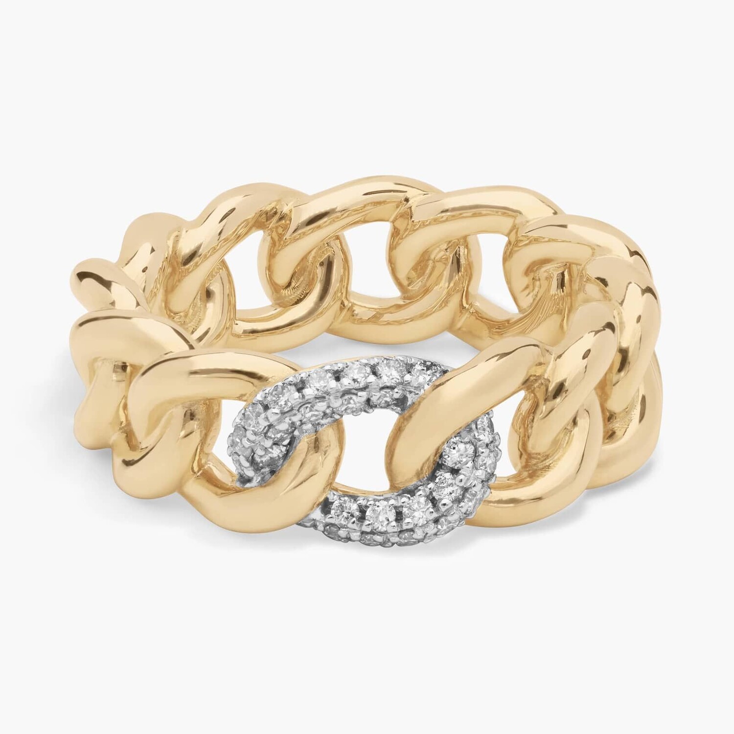 Модное кольцо с бриллиантовым акцентом из желтого золота 14 карат (1/5 карата). Blue Nile
Модное кольцо с бриллиантовым акцентом из желтого золота 14 карат (1/5 карата). Blue Nile