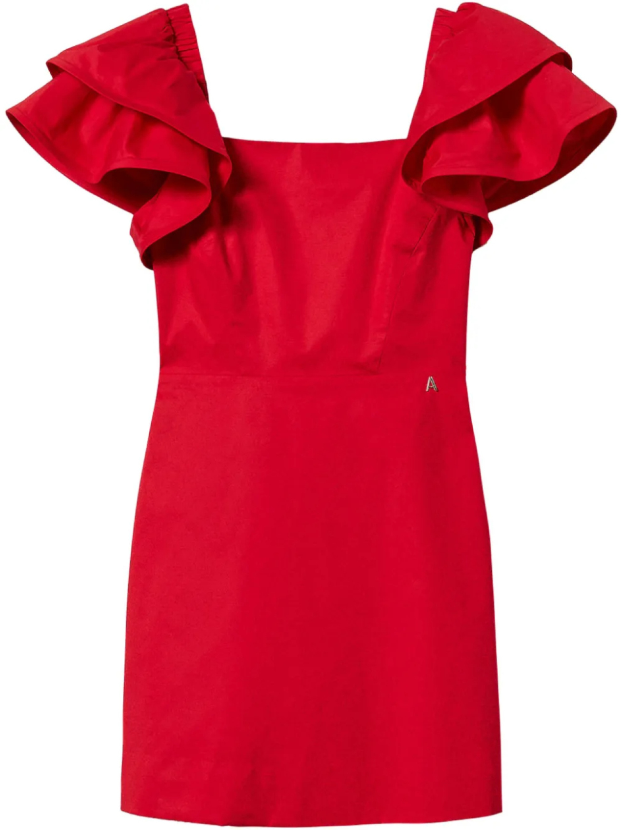 Мини-платье с воланами на рукавах TWINSET, красный
Мини-платье с воланами на рукавах TWINSET, красный