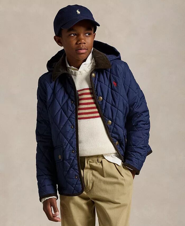 Куртка с капюшоном Big Boys Polo Ralph Lauren, синий
Куртка с капюшоном Big Boys Polo Ralph Lauren, синий