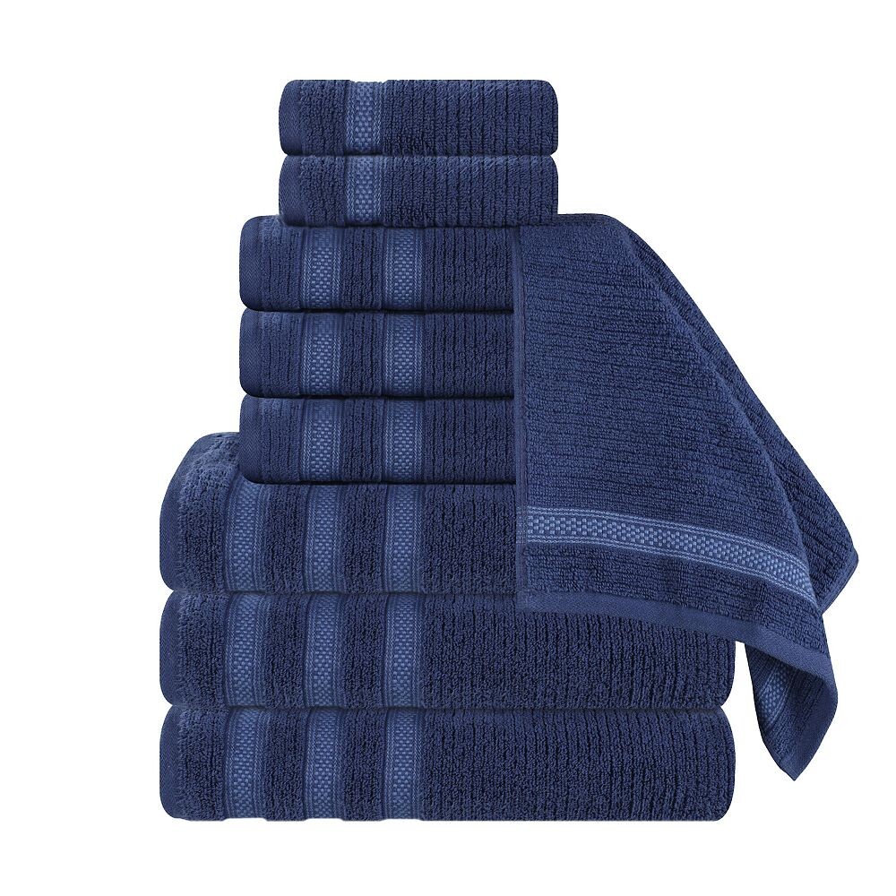 Набор полотенец SUPERIOR Zero Twist в рубчик с геометрической каймой, 9 шт., цвет Navy Blue
Набор полотенец SUPERIOR Zero Twist в рубчик с геометрической каймой, 9 шт., цвет Navy Blue