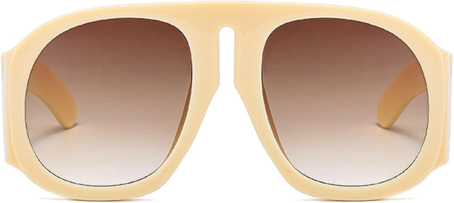 Круглые солнцезащитные очки Y2k для женщин, винтажные большие очки с широкими дужками для мужчин, солнцезащитные очки-щитки для вождения, сексуальные женские солнцезащитные очки mincl, Beige
Круглые солнцезащитные очки Y2k для женщин, винтажные большие очки с широкими дужками для мужчин, солнцезащитные очки-щитки для вождения, сексуальные женские солнцезащитные очки mincl, Beige