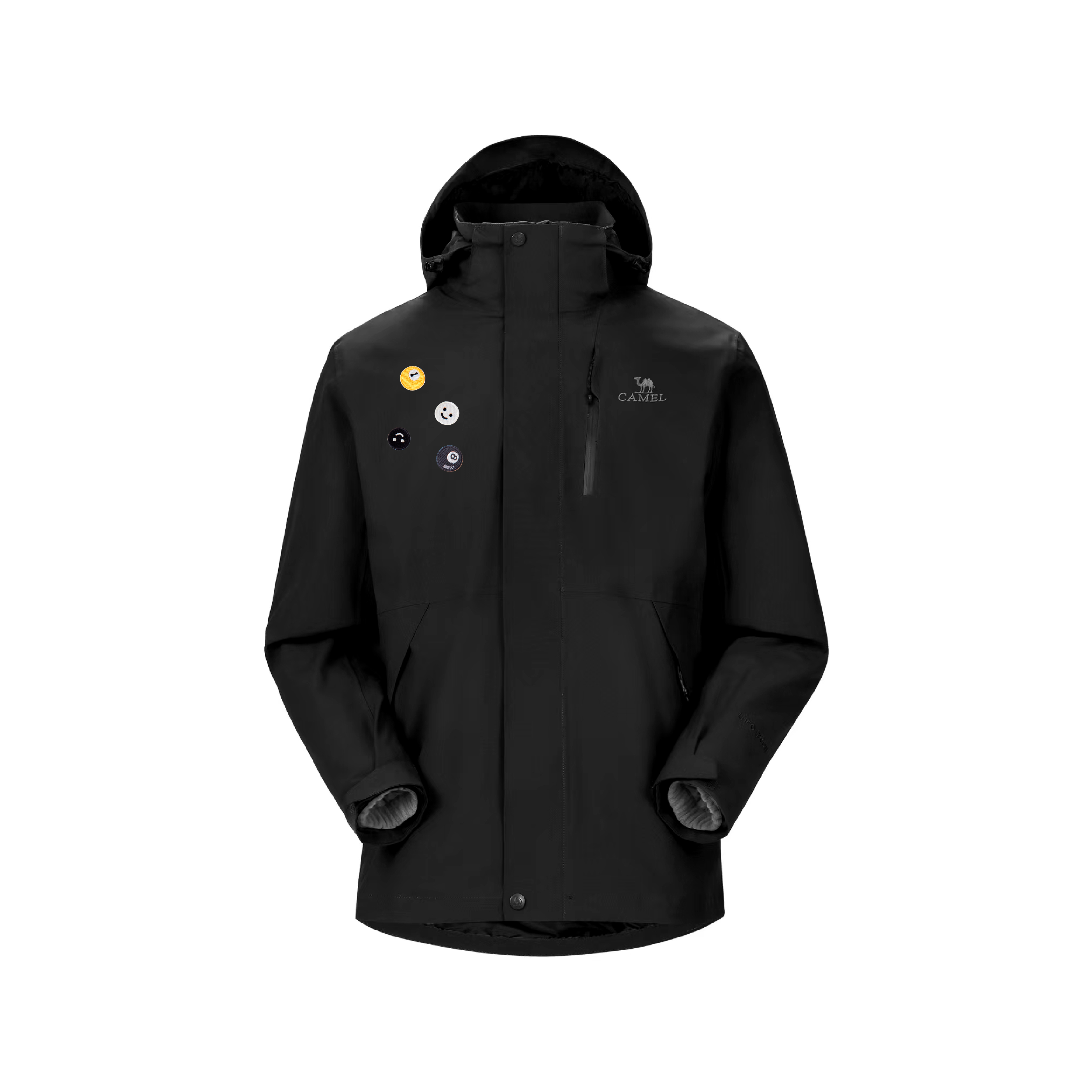 Ветровка All weather Waterproof And Windproof Unisex CAMEL, phantom черный
Ветровка All weather Waterproof And Windproof Unisex CAMEL, phantom черный