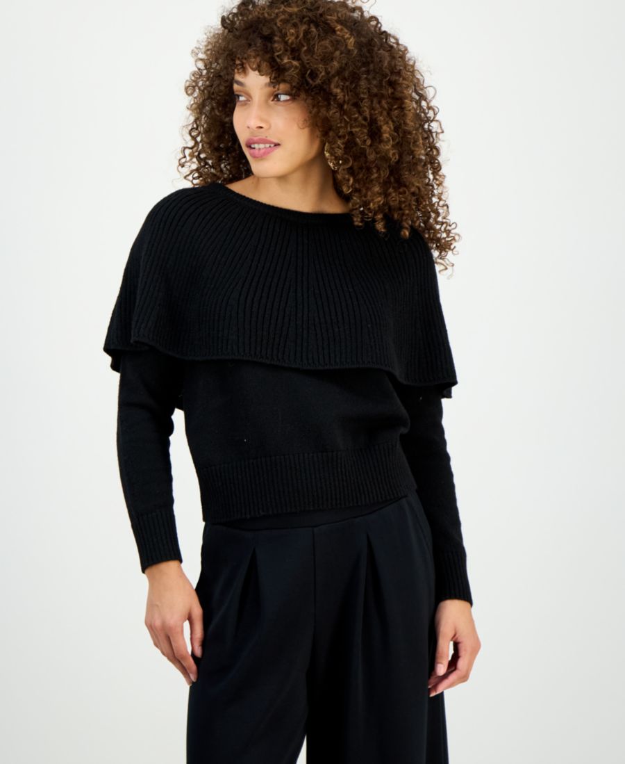Небольшой свитер с накидкой, эксклюзивно от Macy's INC International Concepts, Deep Black
Небольшой свитер с накидкой, эксклюзивно от Macy's INC International Concepts, Deep Black