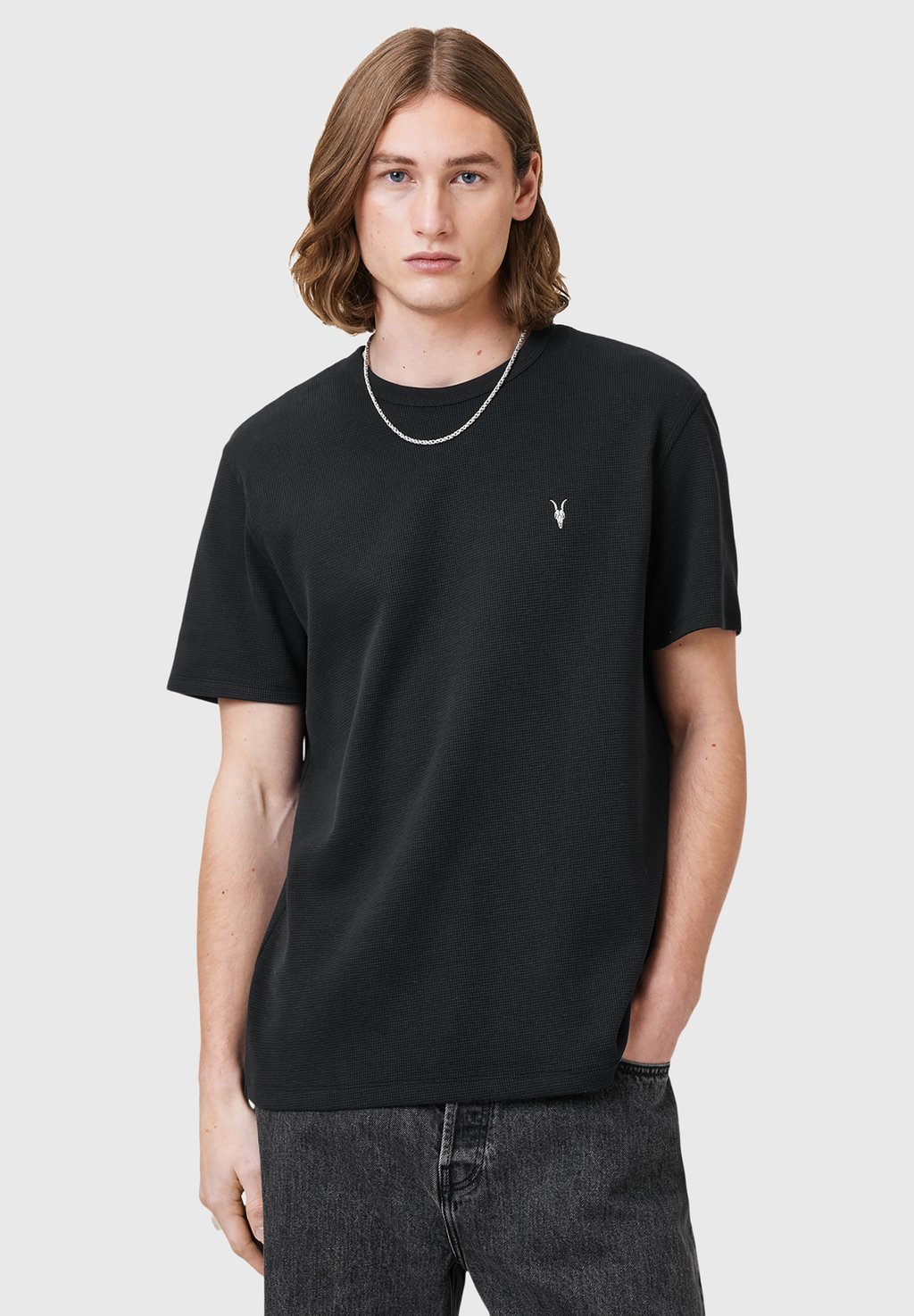 Базовая футболка AllSaints, черный
Базовая футболка AllSaints, черный