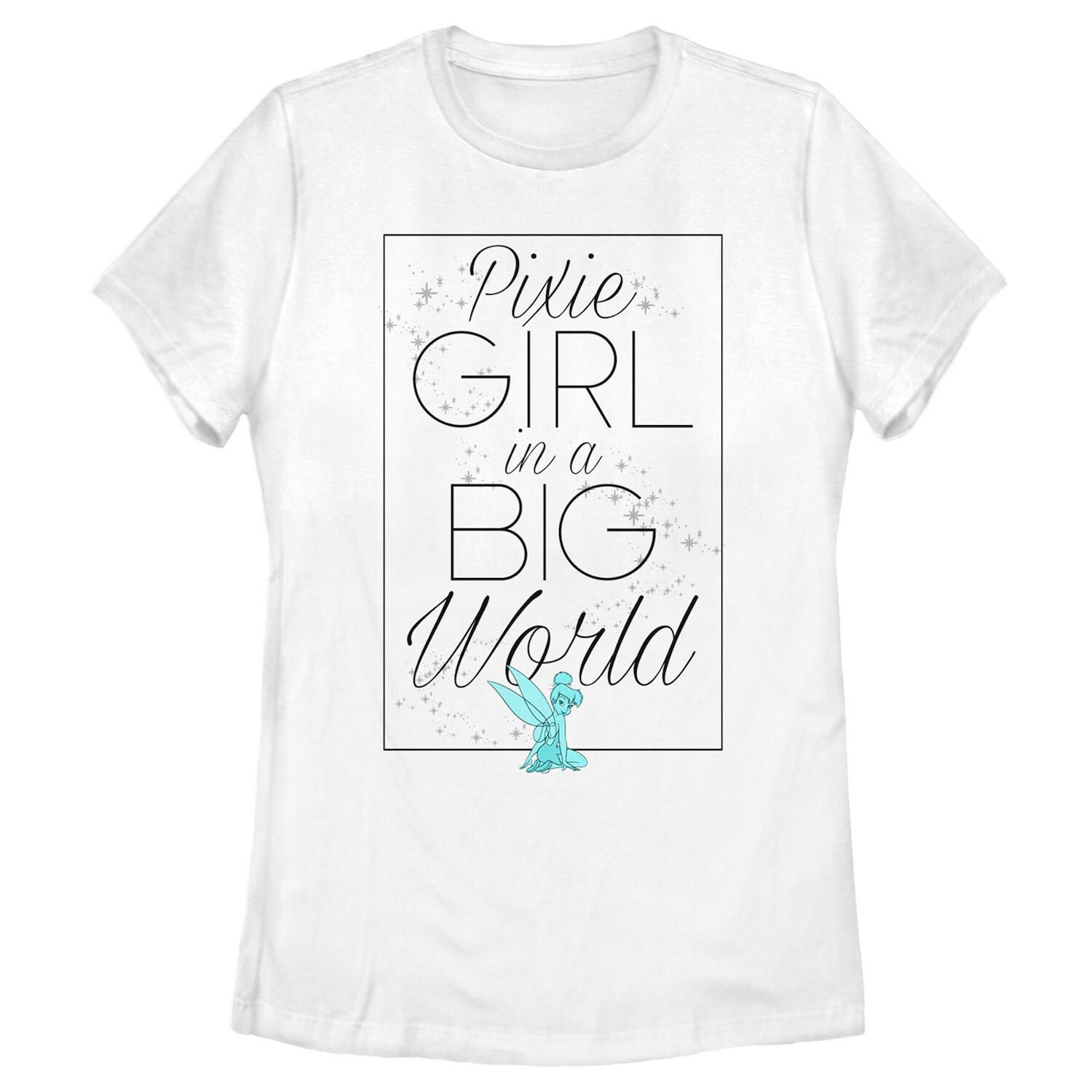 Детская футболка Disney с изображением Питера Пэна и Тинкербелл Пикси для девочек Big World с плакатом Licensed Character
Детская футболка Disney с изображением Питера Пэна и Тинкербелл Пикси для девочек Big World с плакатом Licensed Character