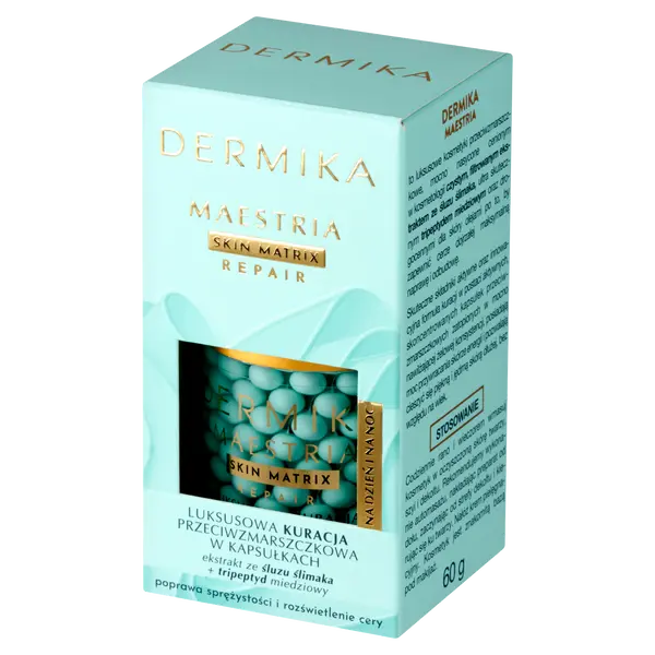 Роскошное средство против морщин в капсулах для лица на день и ночь, 60 г Dermika Maestria
Роскошное средство против морщин в капсулах для лица на день и ночь, 60 г Dermika Maestria
