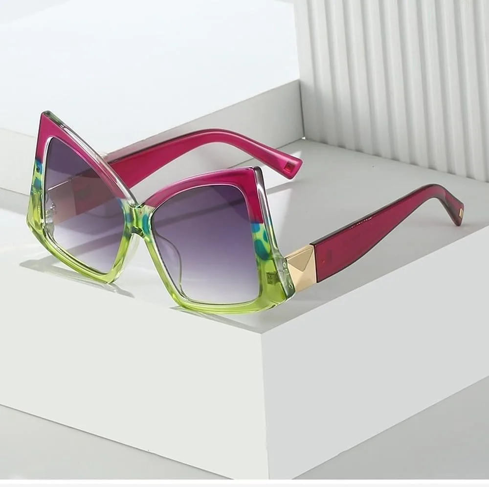 Солнцезащитные очки неправильной прямоугольной формы для женщин, двухцветная оправа «кошачий глаз», дизайнерские солнцезащитные очки класса люкс GHVWYX, Leopard
Солнцезащитные очки неправильной прямоугольной формы для женщин, двухцветная оправа «кошачий глаз», дизайнерские солнцезащитные очки класса люкс GHVWYX, Leopard