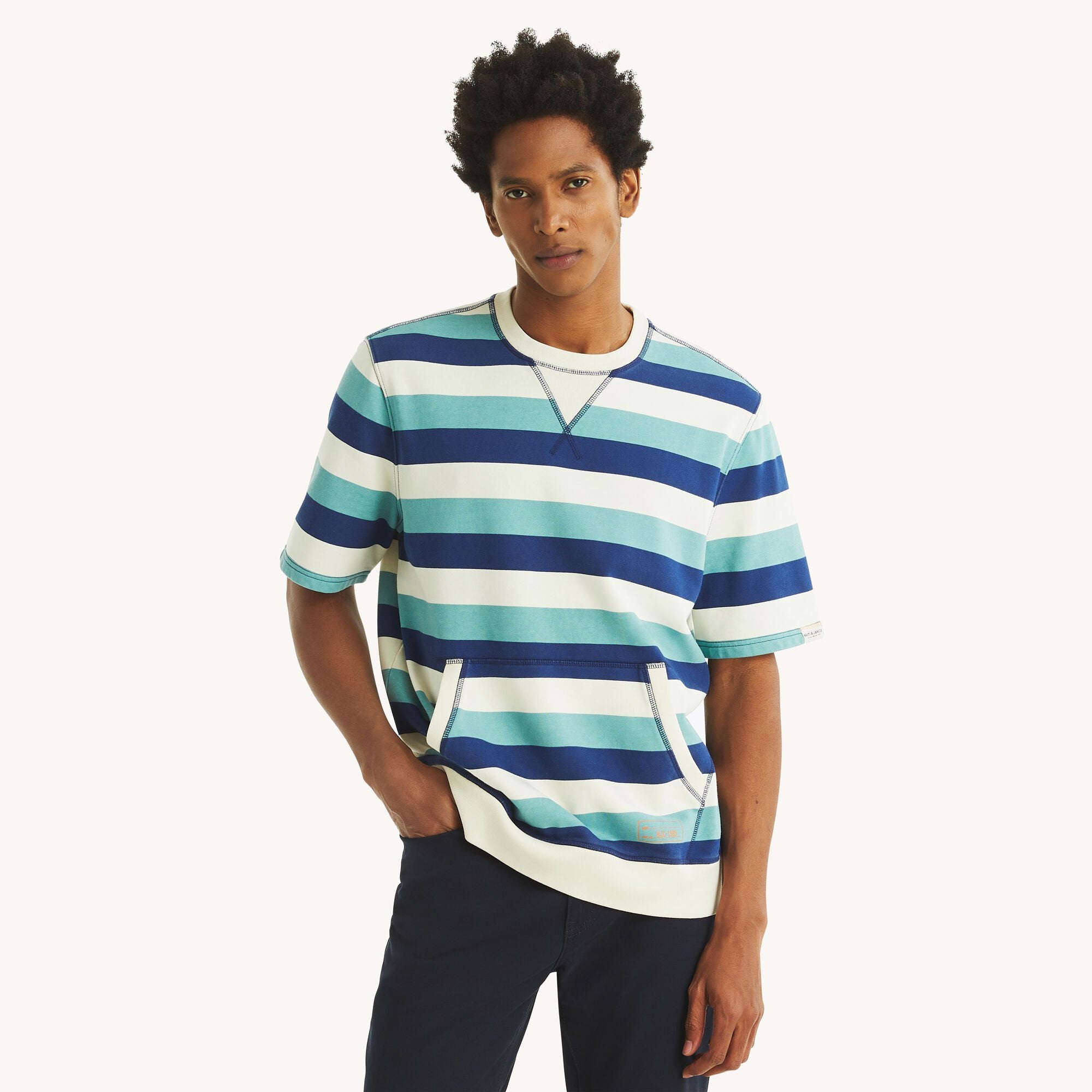 Футболка Nautica Mens Nautica Jeans Co. в полоску с круглым вырезом, цвет dusty turquoise 16-5114
Футболка Nautica Mens Nautica Jeans Co. в полоску с круглым вырезом, цвет dusty turquoise 16-5114