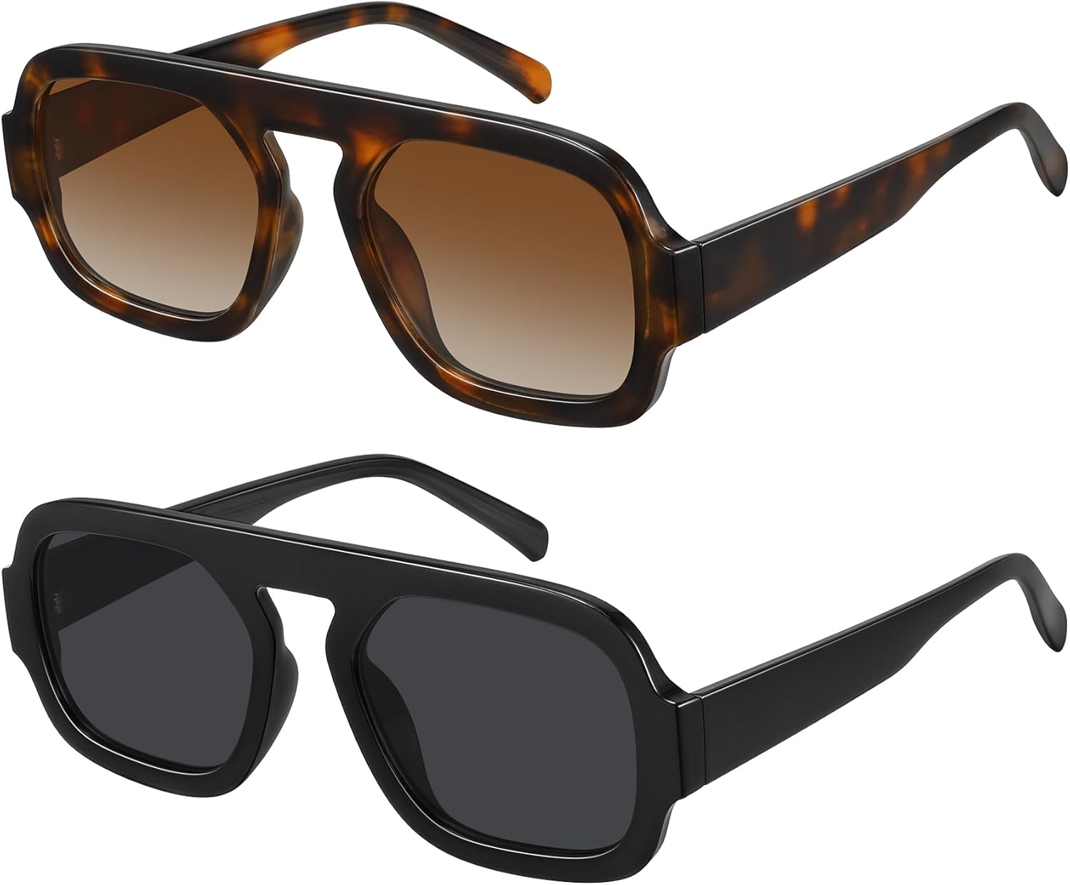 Солнцезащитные очки WOWSUN Retro Aviator для женщин, квадратная форма, модные солнцезащитные очки в стиле 70-х, 2 Pack: Black Frame Grey Lens+tortoise Frame Brown Lens
Солнцезащитные очки WOWSUN Retro Aviator для женщин, квадратная форма, модные солнцезащитные очки в стиле 70-х, 2 Pack: Black Frame Grey Lens+tortoise Frame Brown Lens