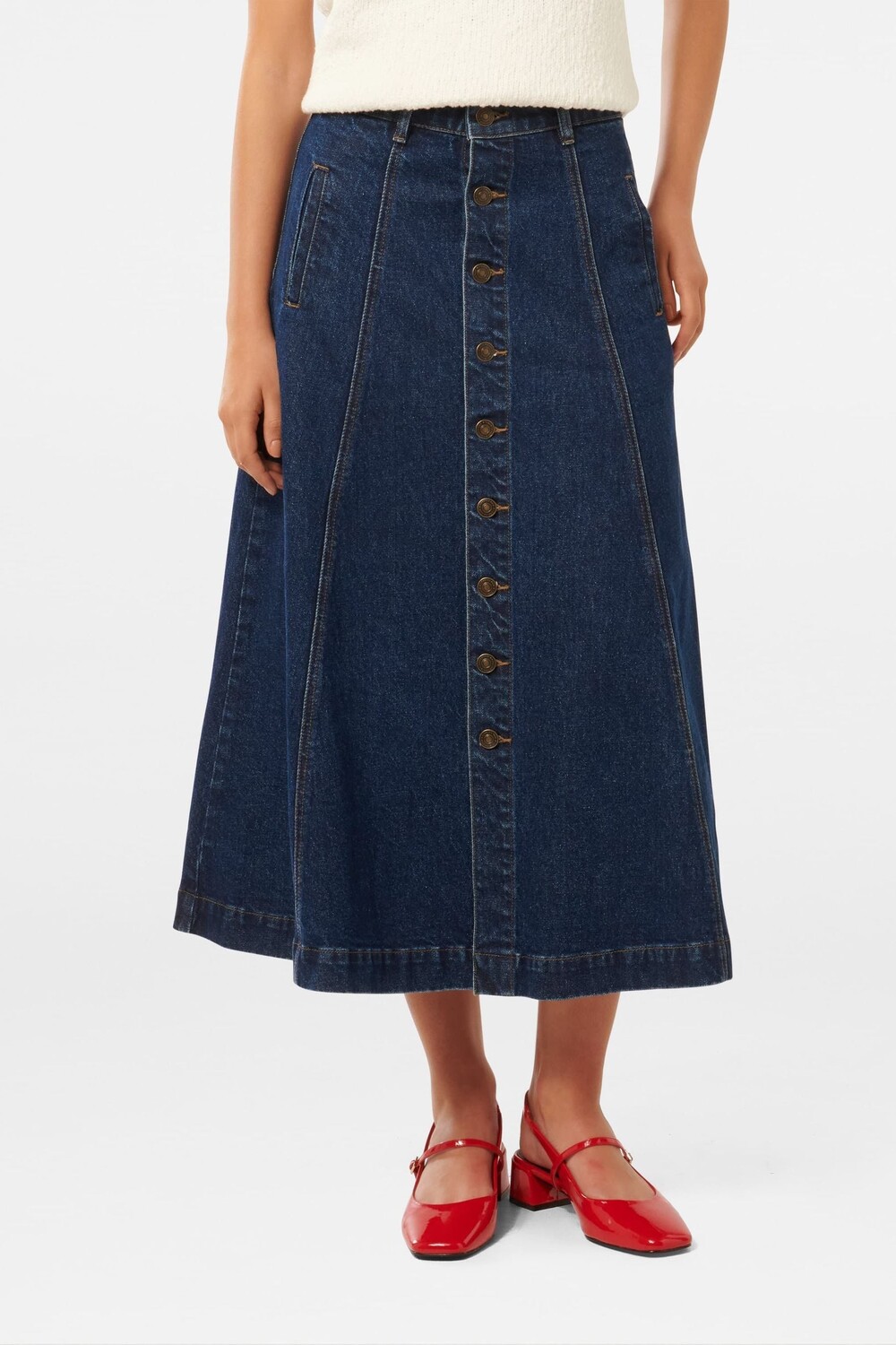 Юбка миди из денима Leighton Forever New, синий
Юбка миди из денима Leighton Forever New, синий