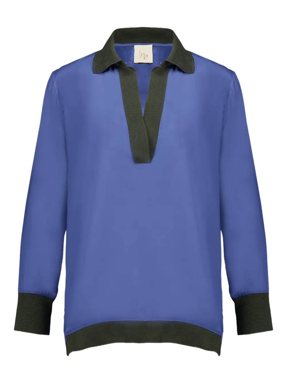 Блузка с контрастным воротником PAULA, синий
Блузка с контрастным воротником PAULA, синий