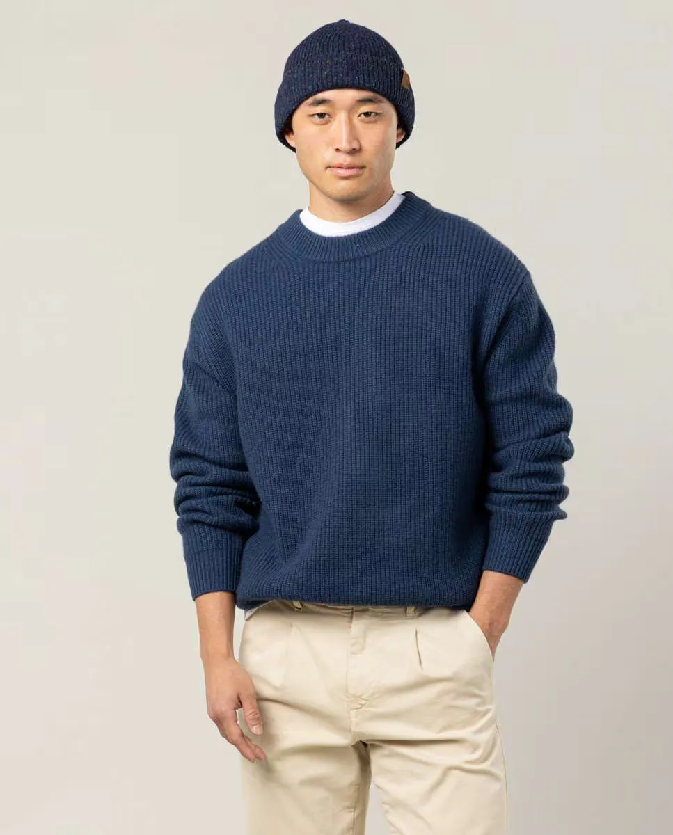 Мужской свитер с круглым вырезом Scotta 1985, индиго/синий
Мужской свитер с круглым вырезом Scotta 1985, индиго/синий