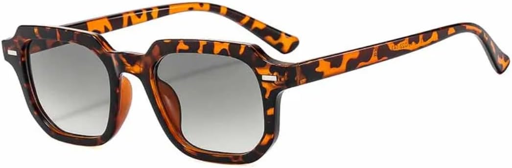 Ретро-солнцезащитные очки в маленькой квадратной оправе для женщин, украшенные заклепками, для мужчин, для активного отдыха, спорта, походов, с защитой от УФ-излучения UV400 TVTBBVV, Leopard Green
Ретро-солнцезащитные очки в маленькой квадратной оправе для женщин, украшенные заклепками, для мужчин, для активного отдыха, спорта, походов, с защитой от УФ-излучения UV400 TVTBBVV, Leopard Green