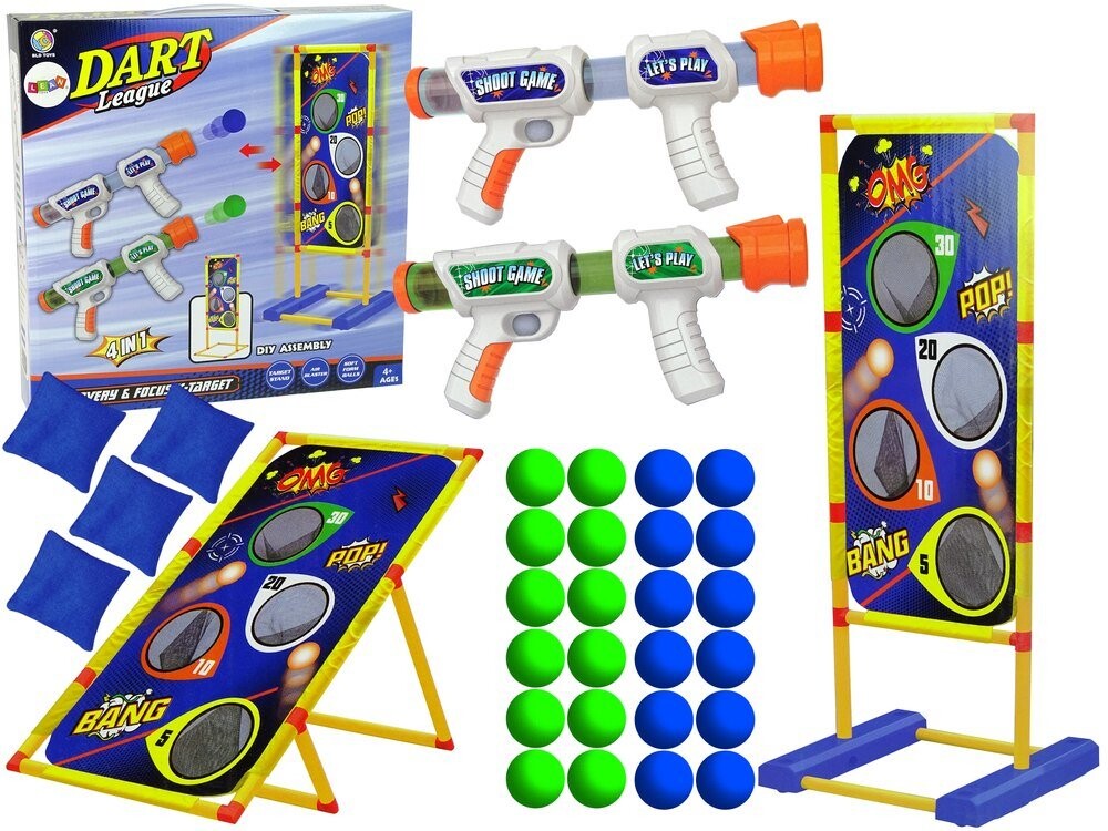 Аркадная игра Target Throw 4 в 1 от Lean Toys
Аркадная игра Target Throw 4 в 1 от Lean Toys