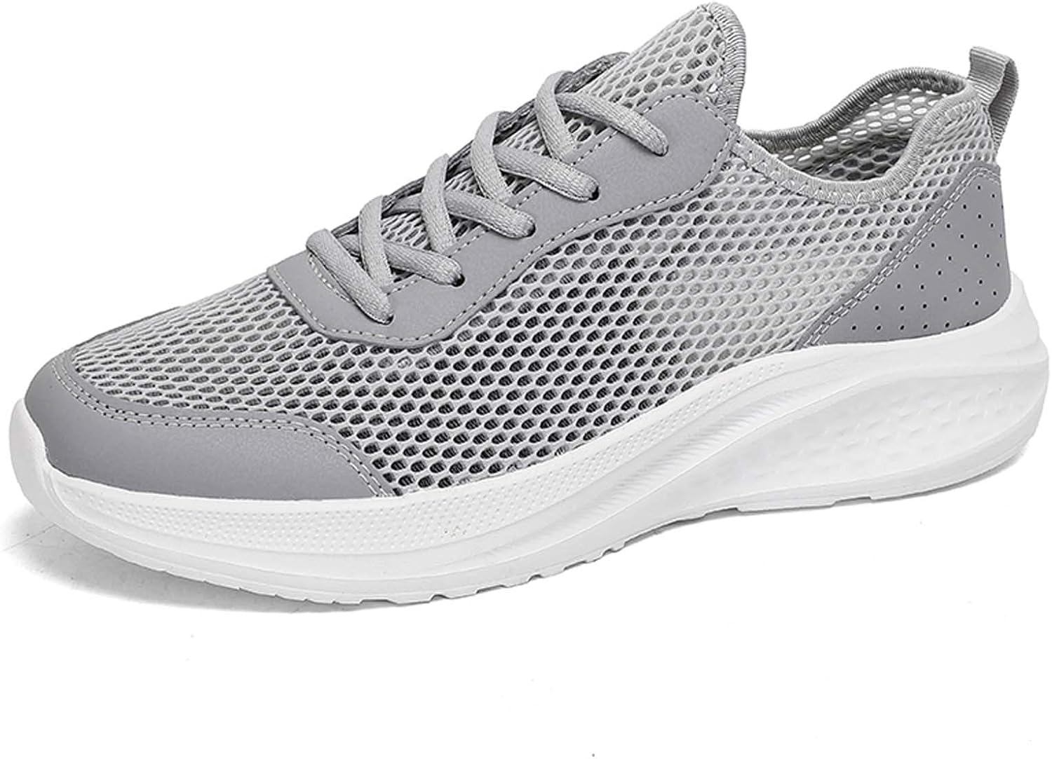 Мужские дышащие кроссовки, легкие беговые туфли для ходьбы, спортзала, тенниса, повседневной носки и активного отдыха с противоскользящей подошвой Generic, серый
Мужские дышащие кроссовки, легкие беговые туфли для ходьбы, спортзала, тенниса, повседневной носки и активного отдыха с противоскользящей подошвой Generic, серый