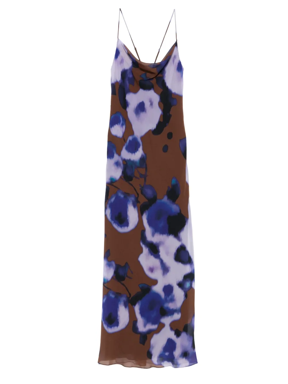 Платье с цветочным принтом Patrizia Pepe, коричневый
Платье с цветочным принтом Patrizia Pepe, коричневый