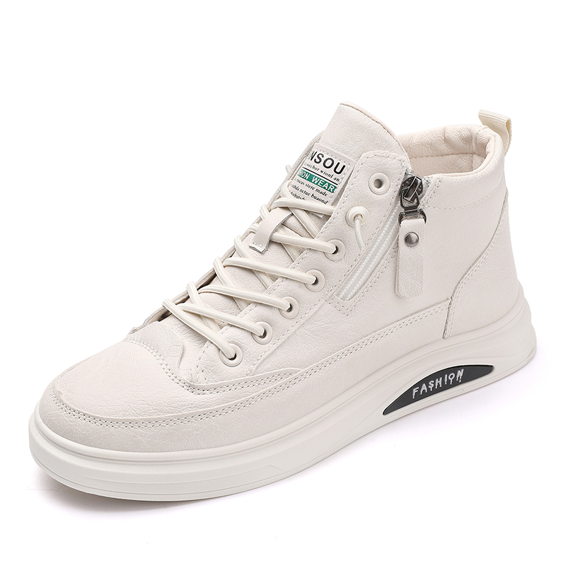 TONYBEAR Антискользящие износостойкие высокие скейтерские кроссовки мужские белые, цвет White
TONYBEAR Антискользящие износостойкие высокие скейтерские кроссовки мужские белые, цвет White